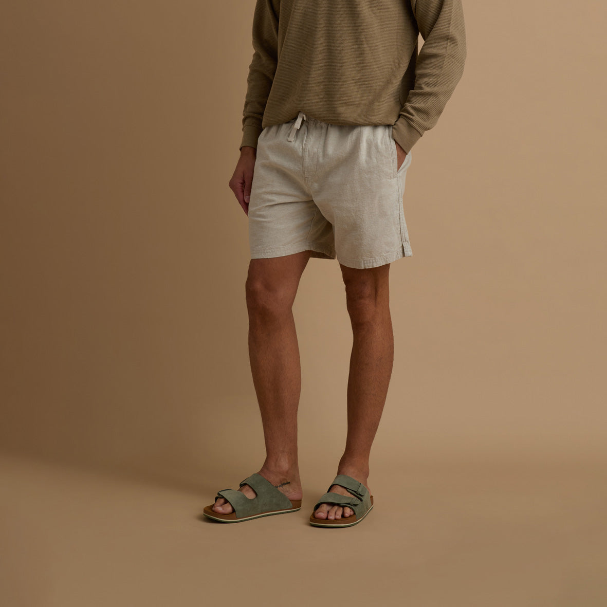 Mens Ojai Two Bar - Faded Olive | MENS SLIDES | REEF