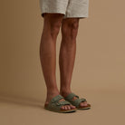 Mens Ojai Two Bar - Faded Olive | MENS SLIDES | REEF