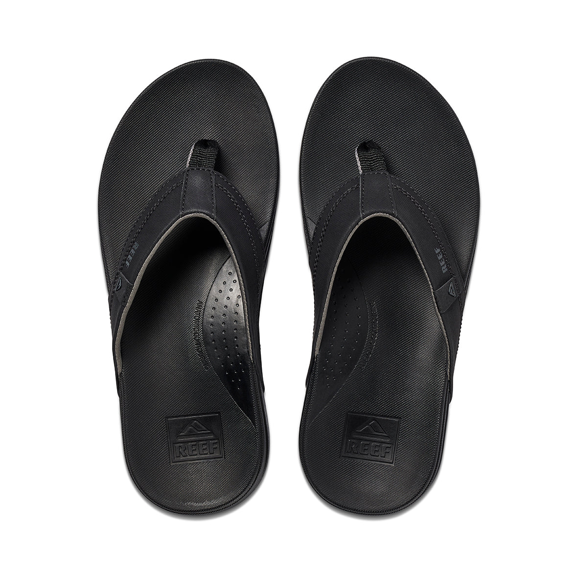 Mens Cushion Spring - Black/Grey | MENS SANDALS | REEF