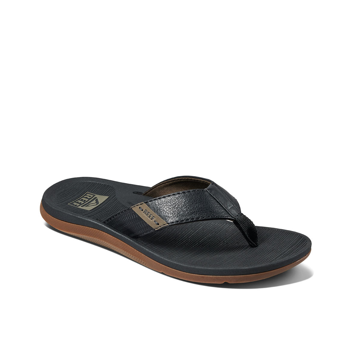 Mens Santa Ana - Black | MENS SANDALS | REEF