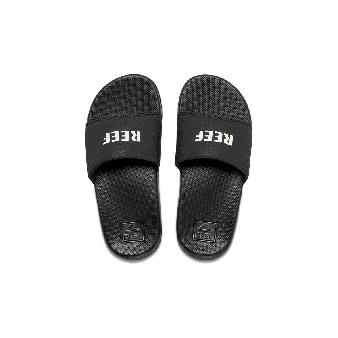 Youth One Slide - Black/White | KIDS | REEF