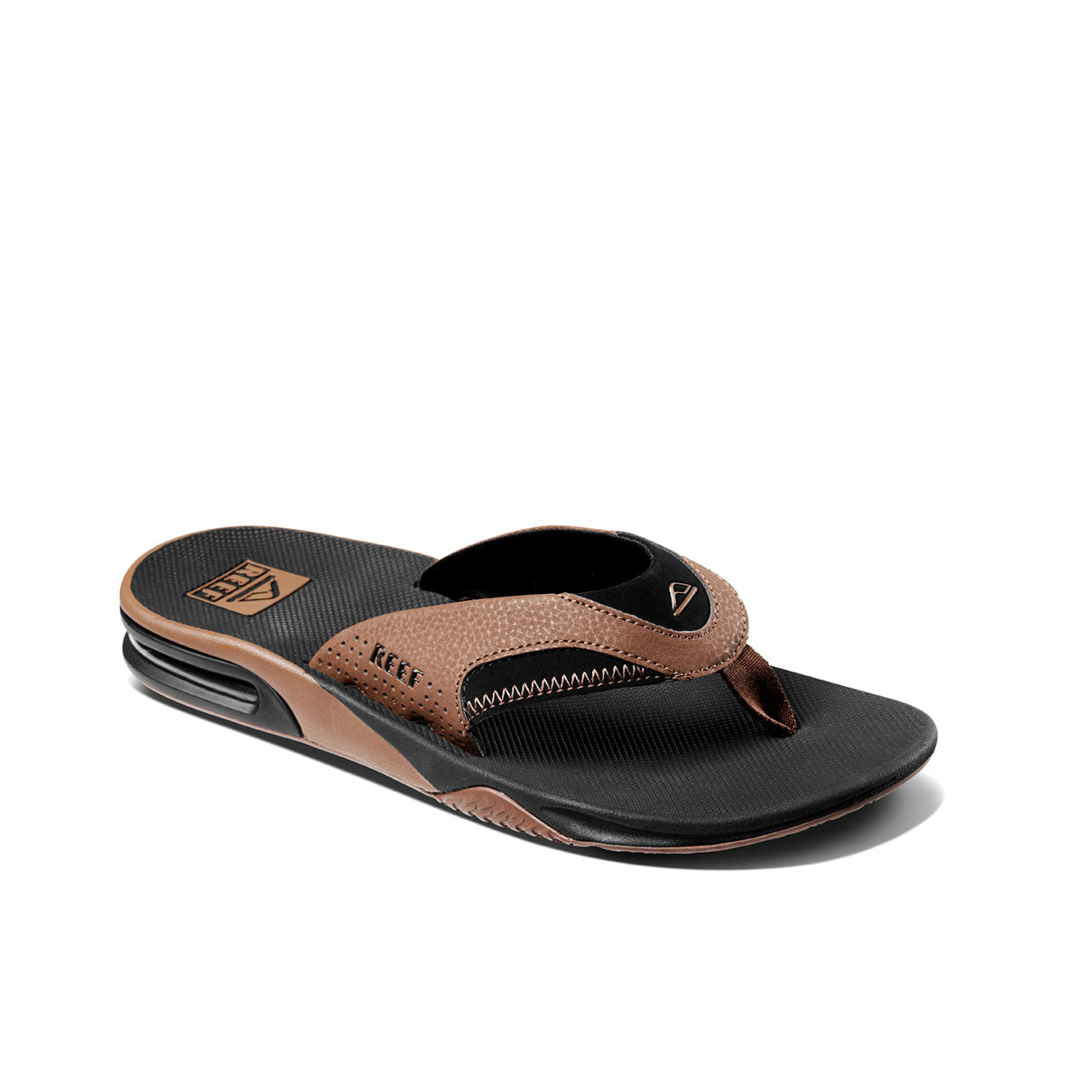 Mens Fanning - Black & Tan | MENS SANDALS | REEF