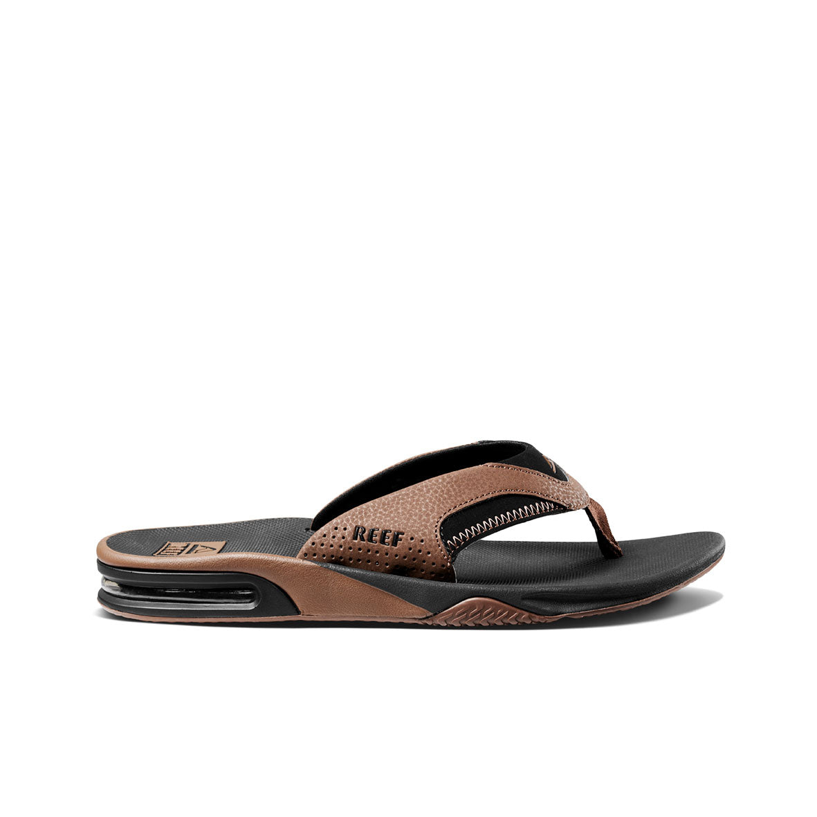 Mens Fanning - Black & Tan | MENS SANDALS | REEF