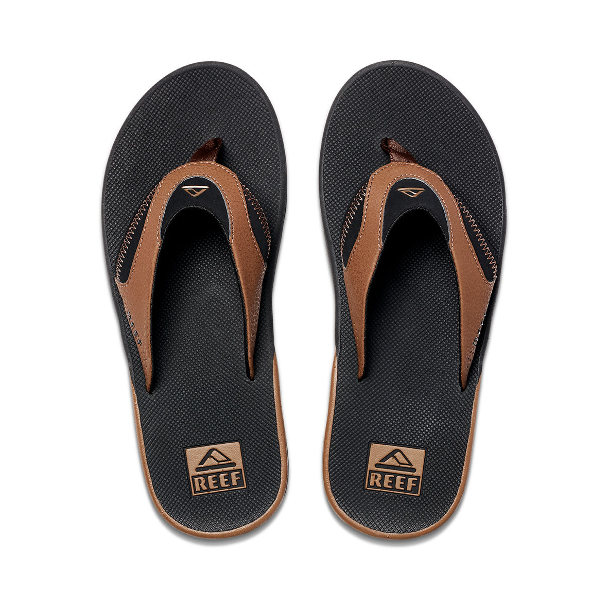 Mens Fanning - Black & Tan | MENS SANDALS | REEF