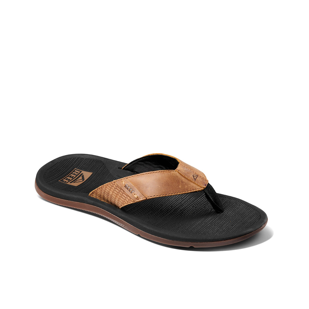 Santa Ana Le - Black And Tan | MENS SANDALS | REEF