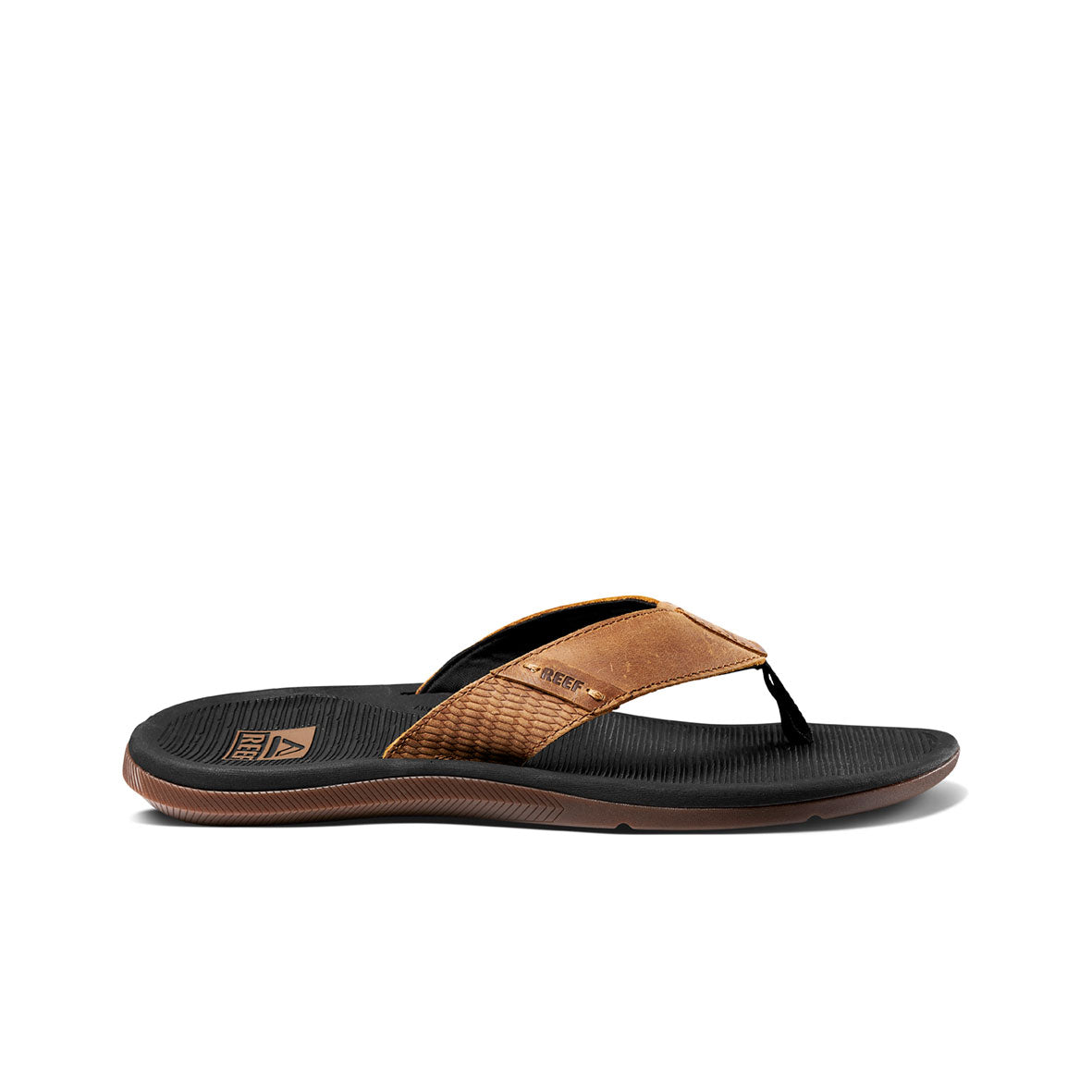 Santa Ana Le - Black And Tan | MENS SANDALS | REEF