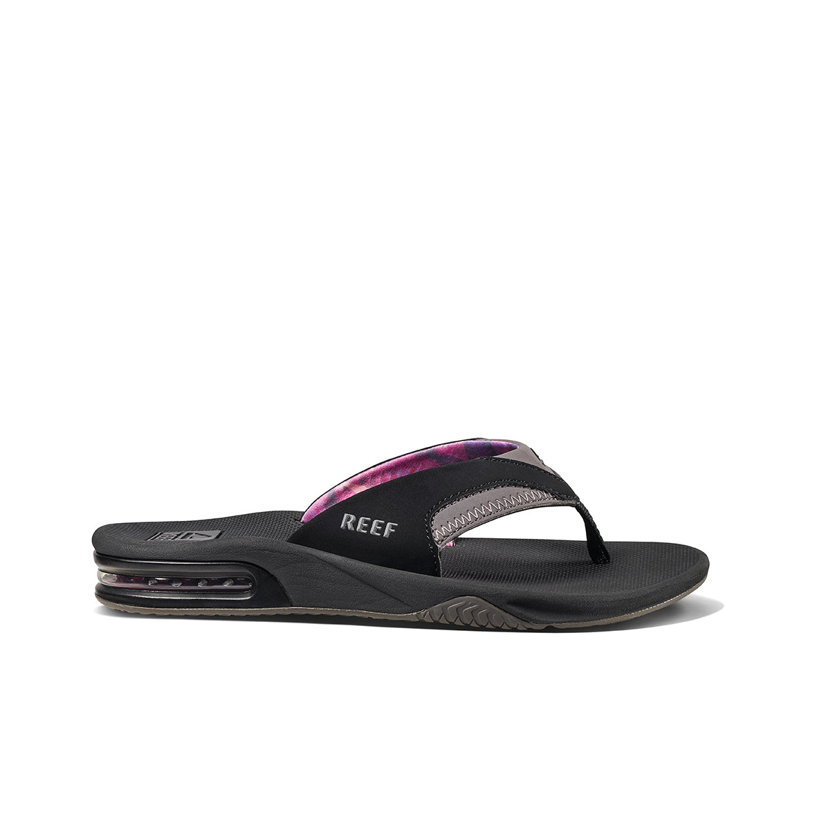 Womens Fanning - Black/Grey | WOMENS SANDALS | REEF