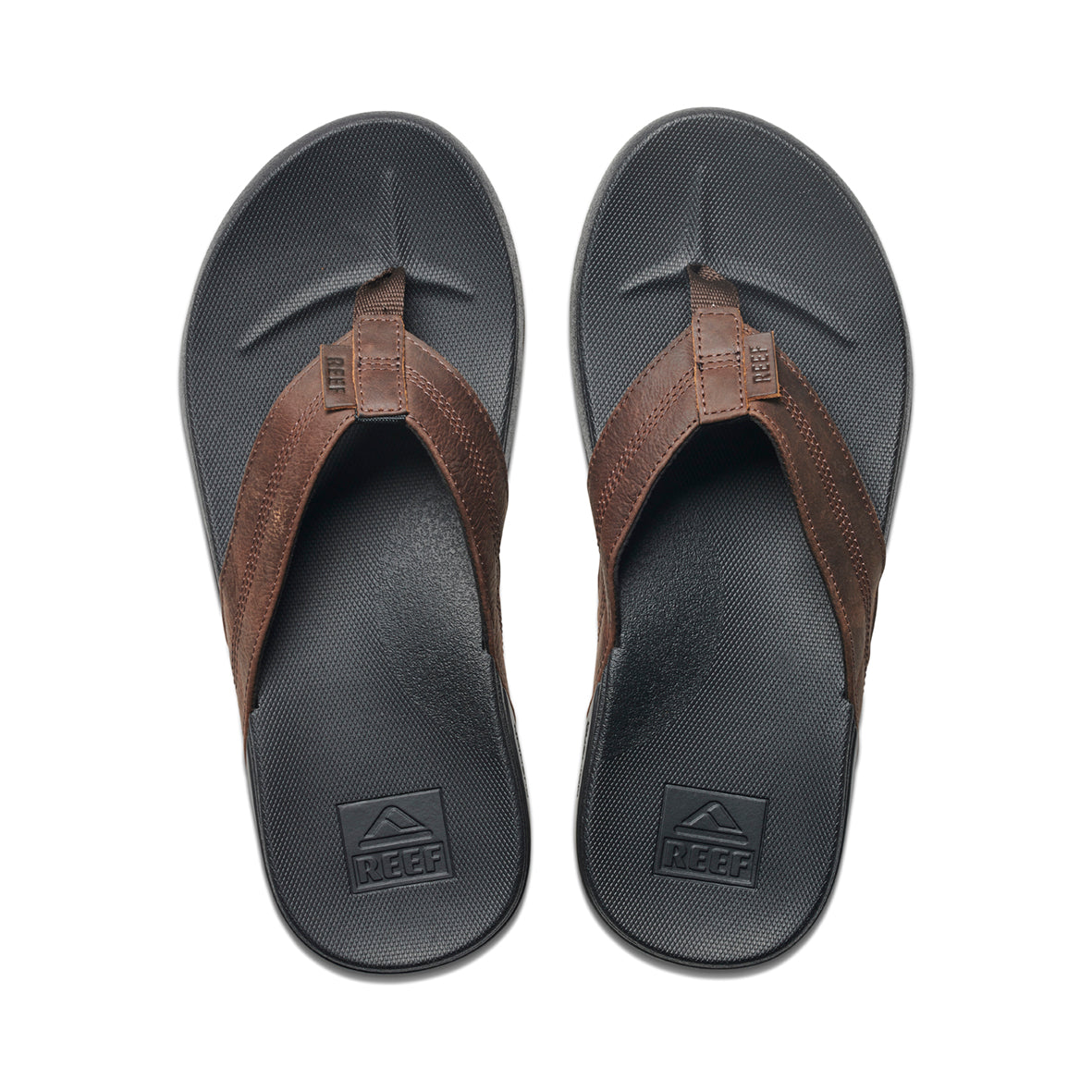 Mens Cushion Phantom Le - Black / Brown | MENS SANDALS | REEF