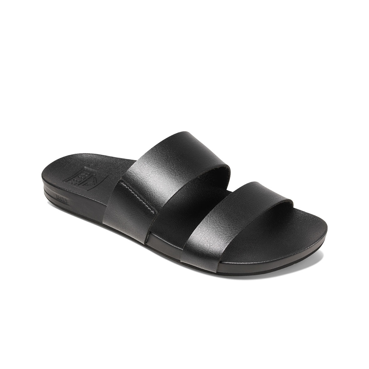 Womens Cushion Vista-Black | WOMENS SLIDES | REEF