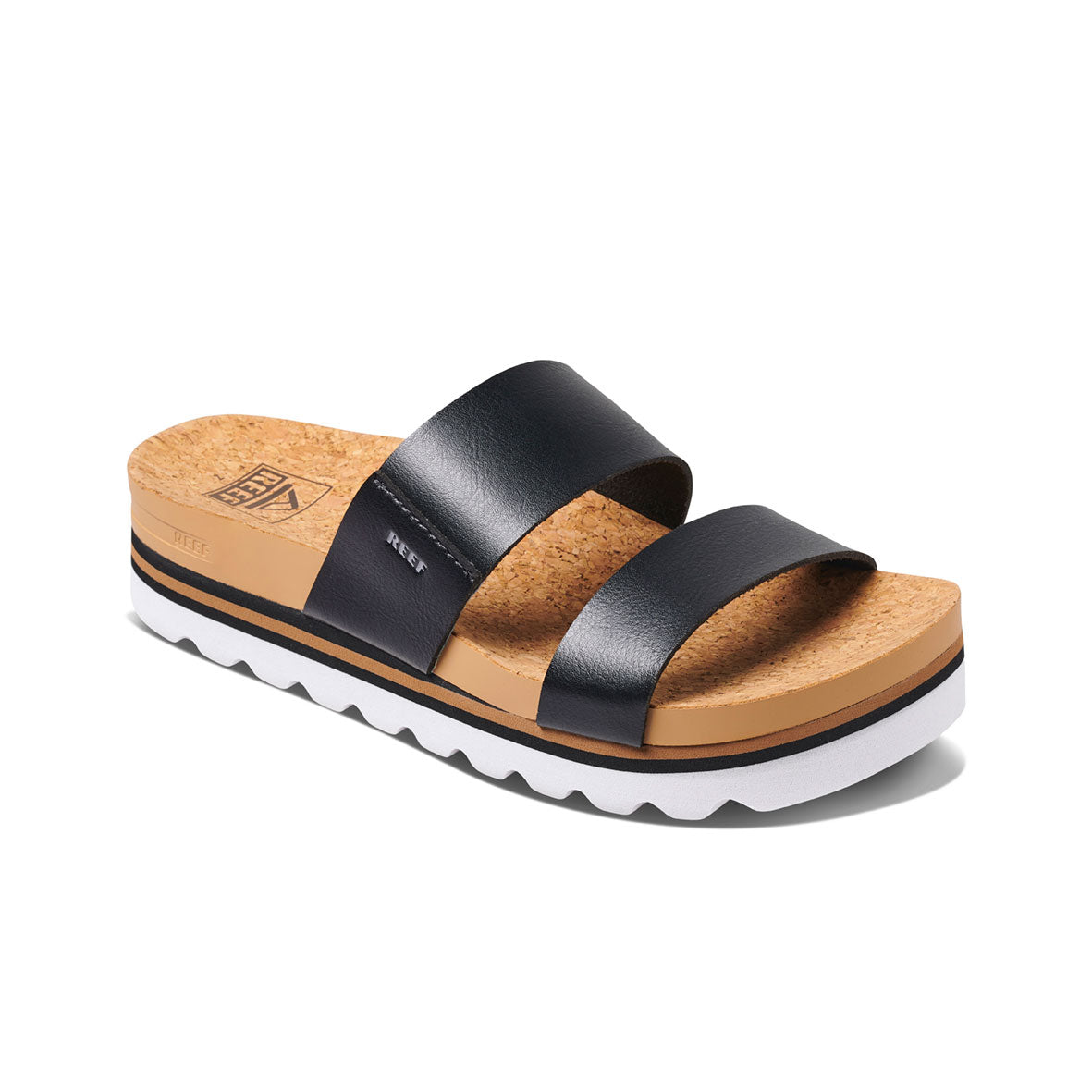 Womens Cushion Vista Hi - Black | WOMENS SLIDES | REEF
