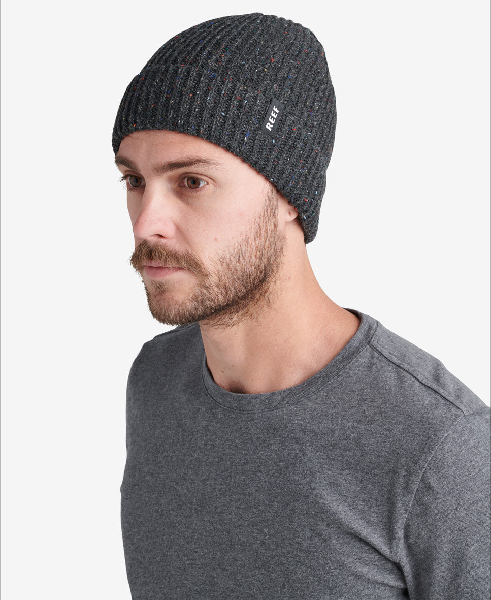 Downey Beanie - Caviar | HAT | REEF