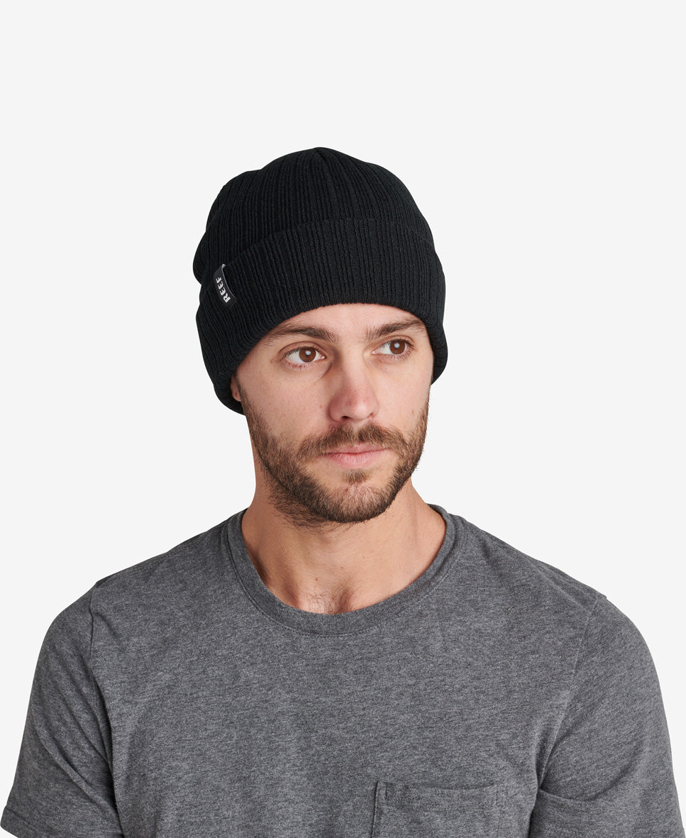 Elwood Beanie - Caviar | HAT | REEF
