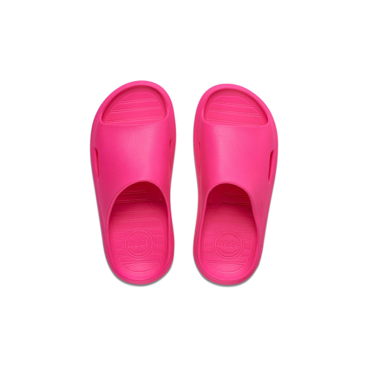 Patricia Green Women's St. Tropez Raffia Slide Sandal in Hot Pink